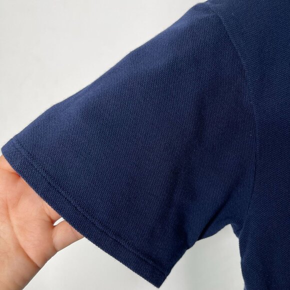 GUCCI Kid's Blue Red Logo Polo Short Sleeve 100% Cotton Shirt Size 12 - Picture 6 of 6